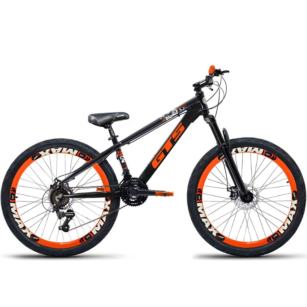 Bicicleta De Grau Gts On Freeride 21v Aro 26 Câmbios Shimano – Cores